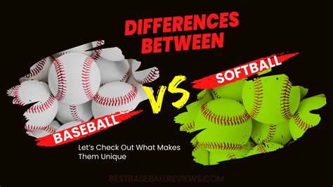 What Are The Main Differences Between Softball And Baseball?