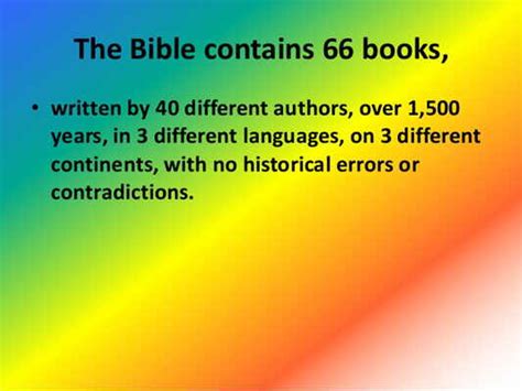 Who are the authors of the books of the Bible