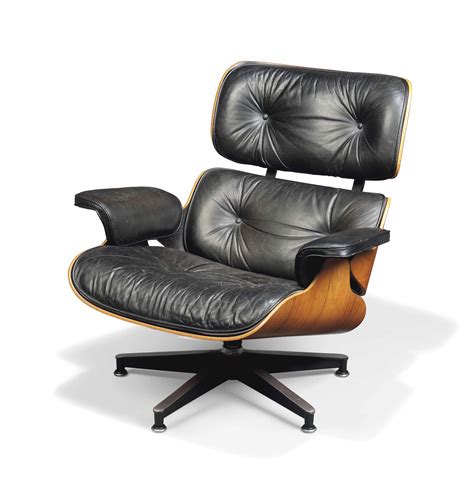 CHARLES & RAY EAMES , LOUNGE CHAIR, DESIGNED 1956, THIS CHAIR LATER ...