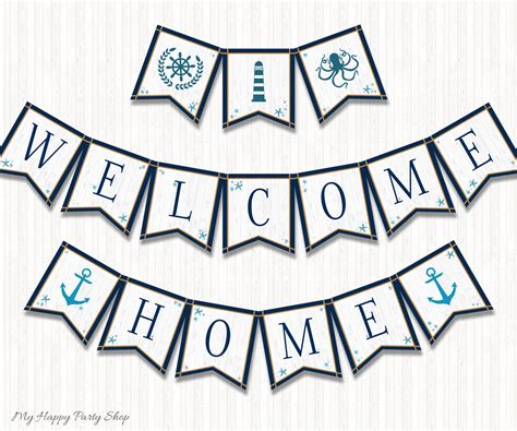 Welcome Home Sign Printable