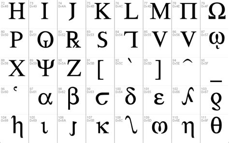 Greek Windows font - free for Personal