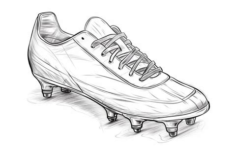 How to Draw a Soccer Cleat - Yonderoo