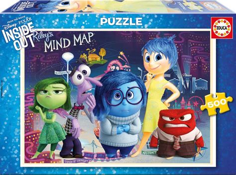 Puzzle Disney Pixar - Inside out Educa-16335 500 pieces Jigsaw Puzzles - Comics… 500 Piece ...