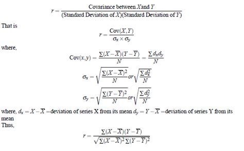 Methods Of Determining Correlation