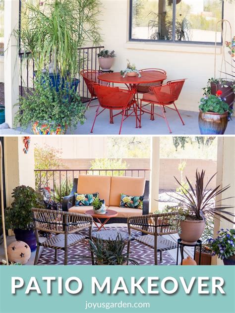 Patio Makeover DIY + Potted Plant Arrangement Ideas