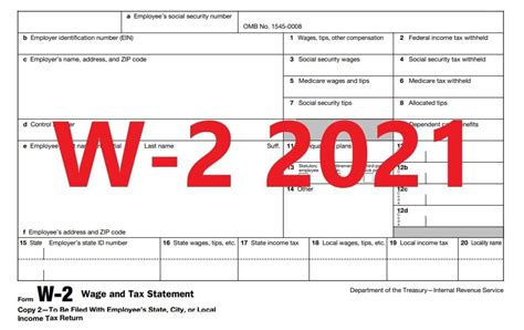 Printable W 2 Form 2021 - Printable Form 2024