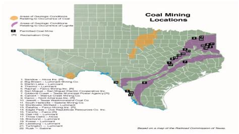 Coal Mines In Texas Map | Business Ideas 2013