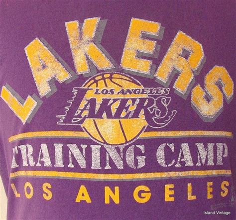 Vintage 80s Los Angeles Lakers Training Camp T-Shirt