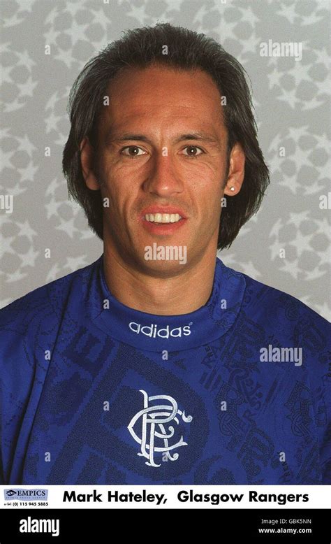 UEFA Champions League 1995/96 .... Mark Hateley, Glasgow Rangers Stock ...