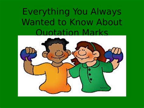 Quotation Marks PowerPoint | Teaching Resources