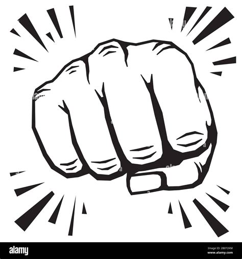 Knuckles Hand Vector Clipart