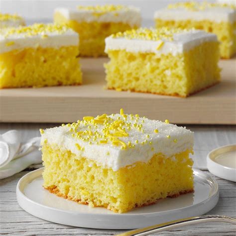 Lemon Sheet Cake Recipe