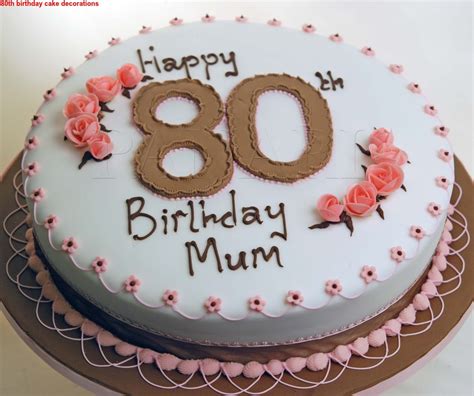 Best 80th Birthday Cake Decorations 2015 - The Best Party Cake