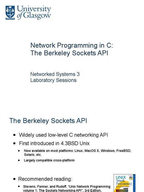 An Introduction to Network Programming Using the Berkeley Sockets API | PDF | Network Socket ...