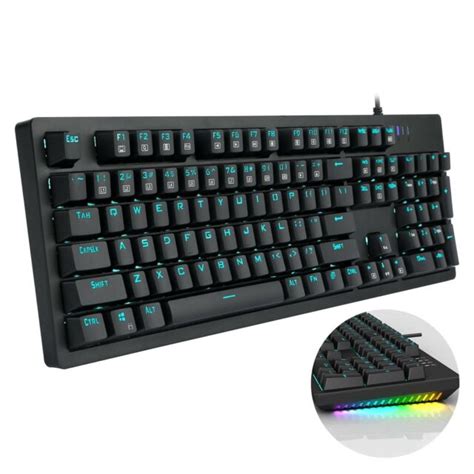 E-YOOSO Mechanical Keyboard Wired Gaming Keyboard with Blue Switches LED ... New | eBay