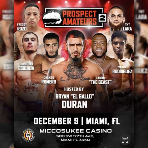 Bare Knuckle Fighting Championship Presents: Prospect Amateurs II ...