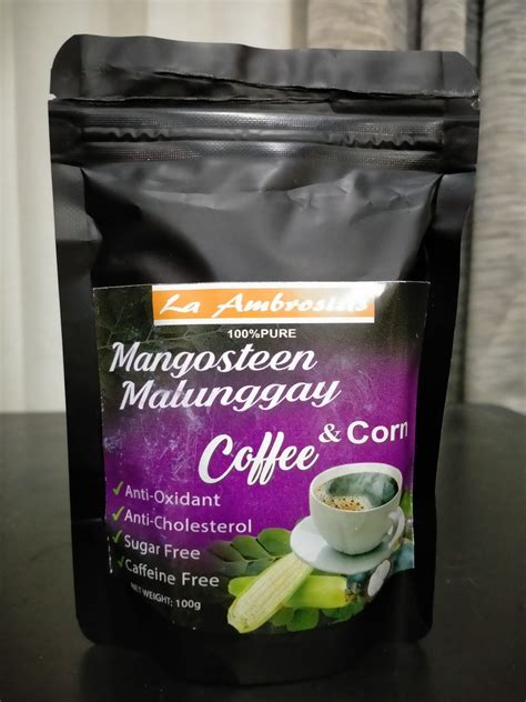 Organic Natural Coffee Mangosteen, Malunggay and Corn Coffee | Lazada PH