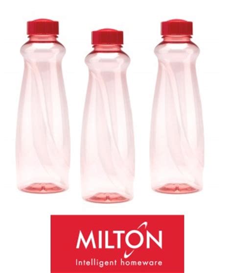 Buy Milton Water Bottle - Pack Of 3(1 Litre) Online @ ₹95 from ShopClues