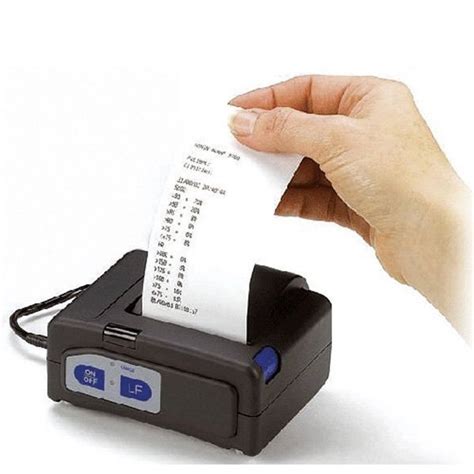 Portable Thermal Printer & 5 Rolls of Paper