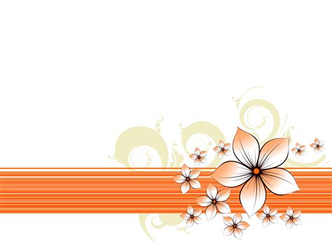 Flower Border Ppt Template | Best Flower Site