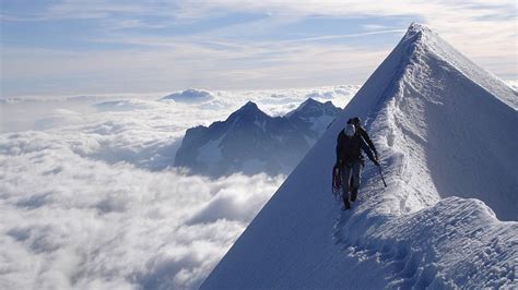 1920x1080px, 1080P free download | Top Of The World, mountain climbing ...