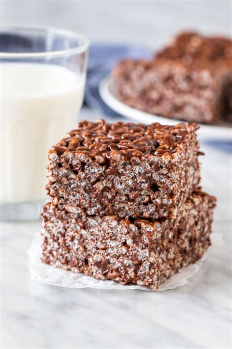 Chocolate Rice Krispie Treats - Just so Tasty