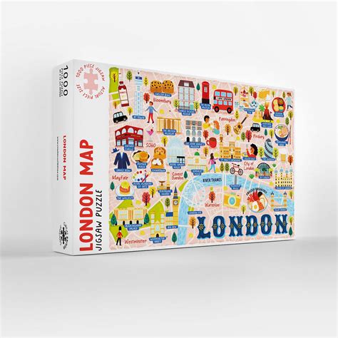 London Map Jigsaw Puzzle 1000 pc