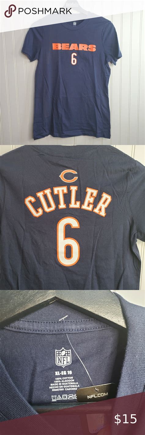 Chicago Bears Jay Cutler Graphic T-Shirt in 2021 | Nfl shirts, Team apparel, Nfl team apparel