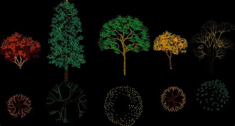 Trees In AutoCAD | CAD library