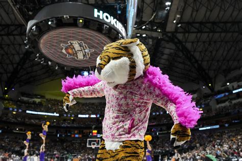 LSU’s tiger mascot paid homage to one of Kim Mulkey’s…