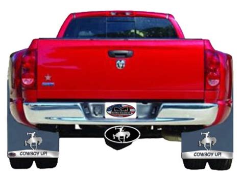 Dually Rear Mud Flaps Dodge 2005-Current 20″ Wide Stainless Steel Anchor Weights - North West ...