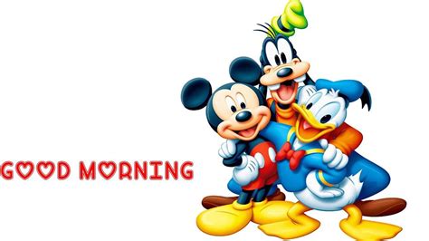 Good Morning With Disney Cartoon - Good Morning Wishes & Images