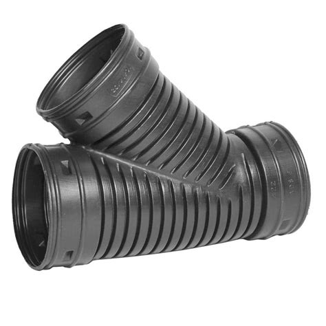 Advanced Drainage Systems 8 in. Singlewall Snap Wye 0822AA - The Home Depot