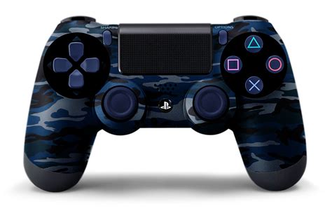 Blue Camo PS4 controller