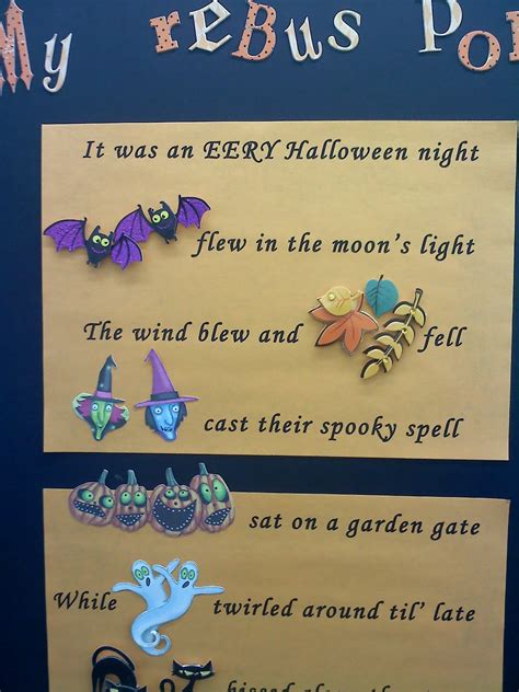 Adventures in Teaching: Halloween Rebus Poem & FREEBIE!