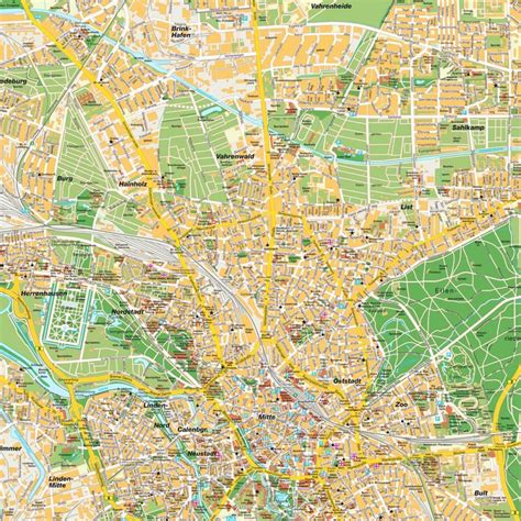 Mitte map - Map of mitte berlin (Germany)