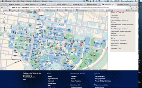 UPenn Campus Map | Campus map, History bookmarks, Upenn campus