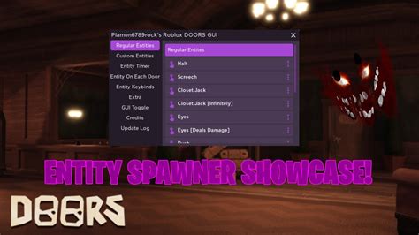 ROBLOX DOORS ENTITY SPAWNER SCRIPT SHOWCASE! - YouTube