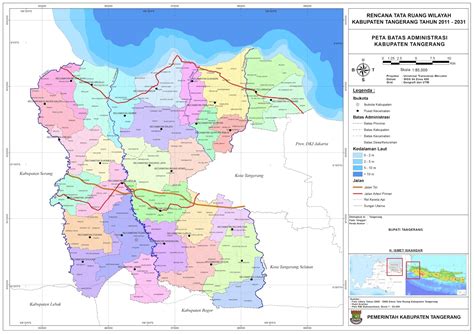 Peta Rencana Tata Ruang Wilayah Kota Tangerang Selatan - IMAGESEE