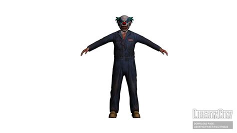 Download Killer Clown Mask Model B for Manhunt 2