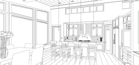 Digital Interior Design Drawing / Residential drafting services provide ...