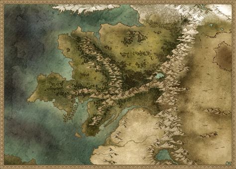 Warhammer Old World Map Remade in Wonderdraft : r/Warhammer