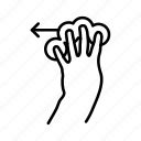 Mobile Hand Gestures icons by Pathlord