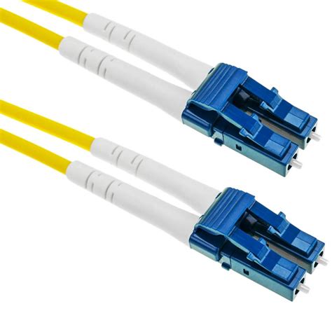 Fiber Optic Cable LC to LC duplex singlemode 9/125 50 cm OS2 - Cablematic