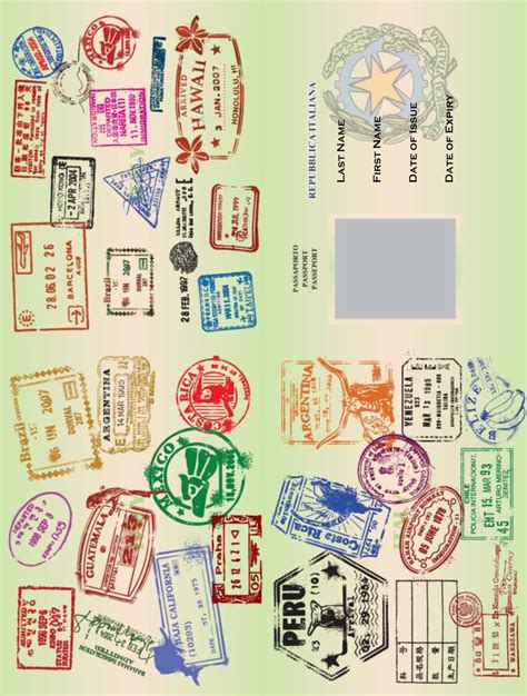 Passport Template Printable - prntbl.concejomunicipaldechinu.gov.co