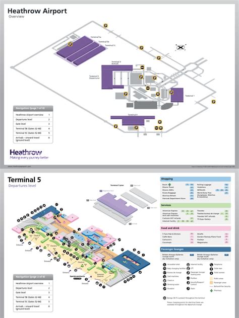 Heathrow T5 Map | Airport Lounge | Airport