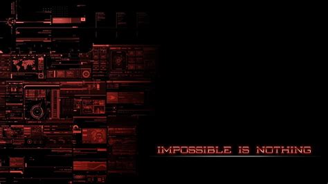 HD wallpaper: impossible is nothing digital wallpaper, computer ...