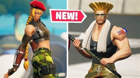 New CAMMY & GUILE Bundle | CAMMY & GUILE GEAR in Fortnite! (Gameplay & Review) - YouTube