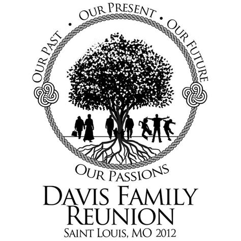 Family Reunion Logo Design - ElizabethkruwCoffey