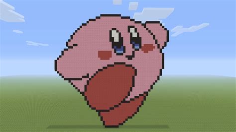 Minecraft Pixel Art - Kirby - YouTube